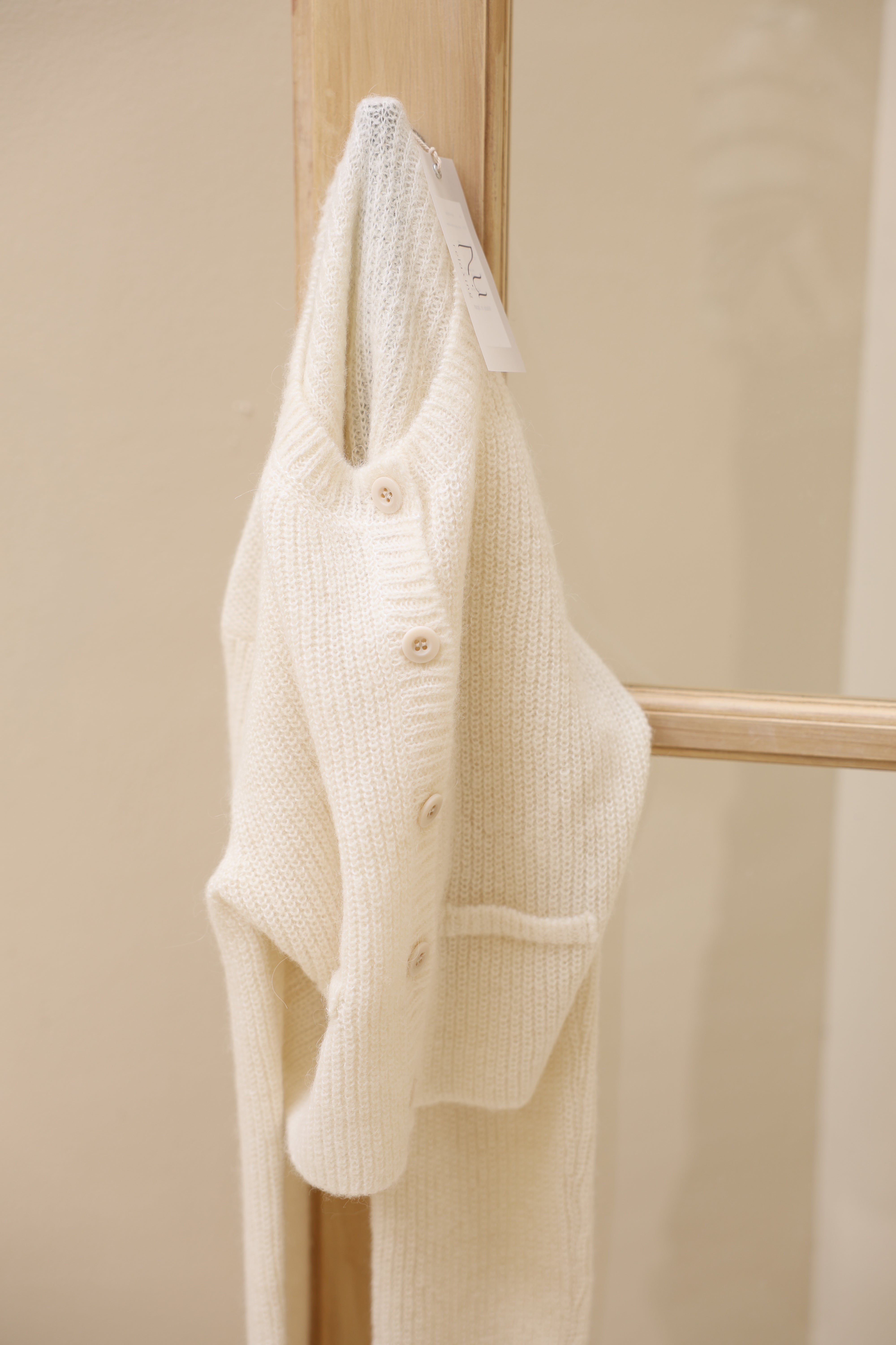 baby alpaca cardigan