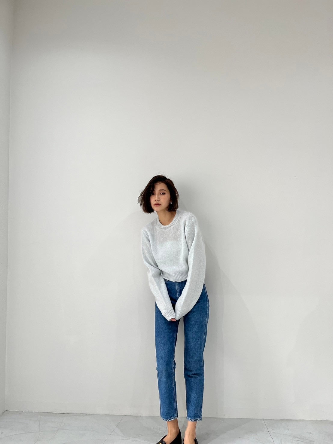 baby alpaca knit pullover