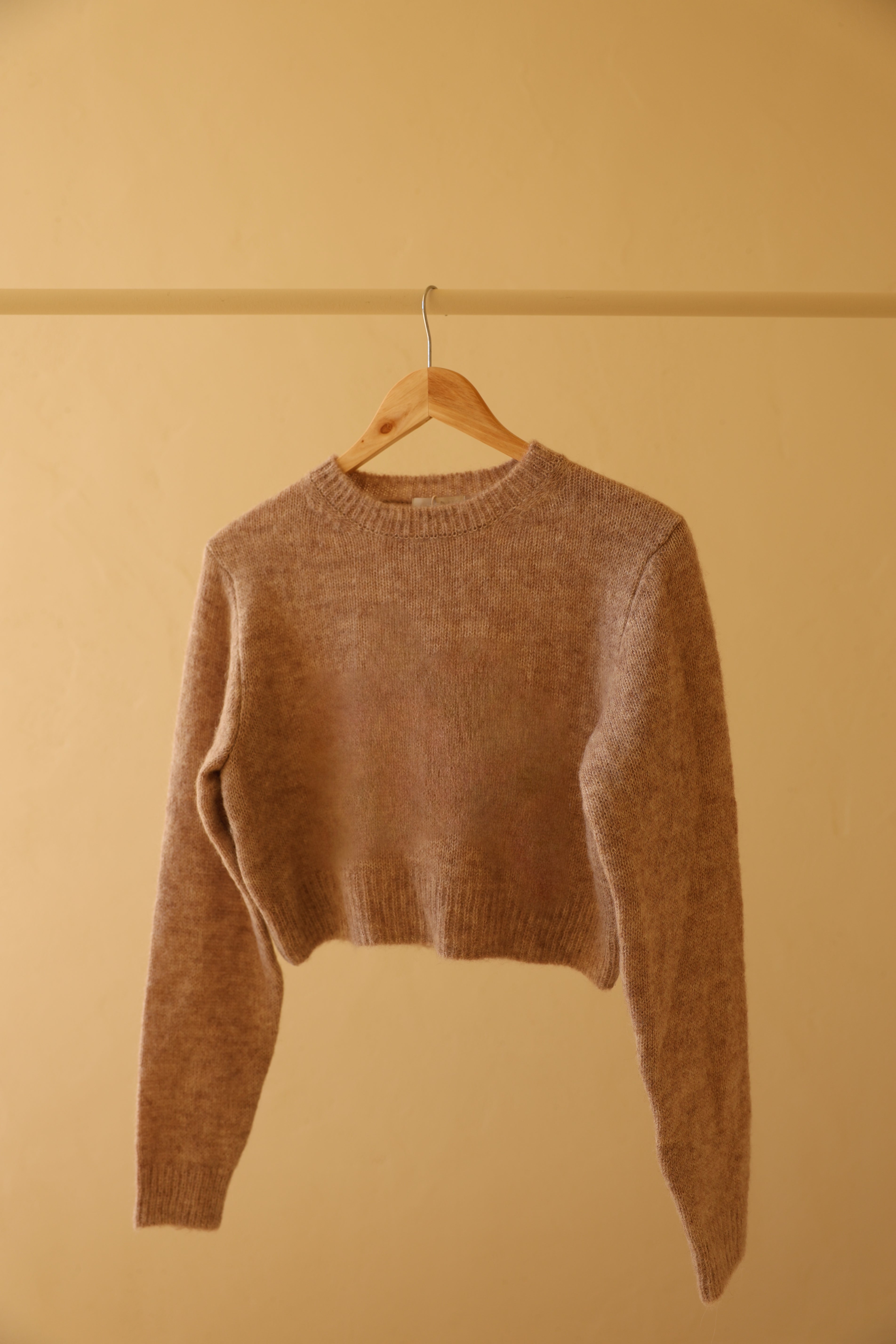 baby alpaca knit pullover