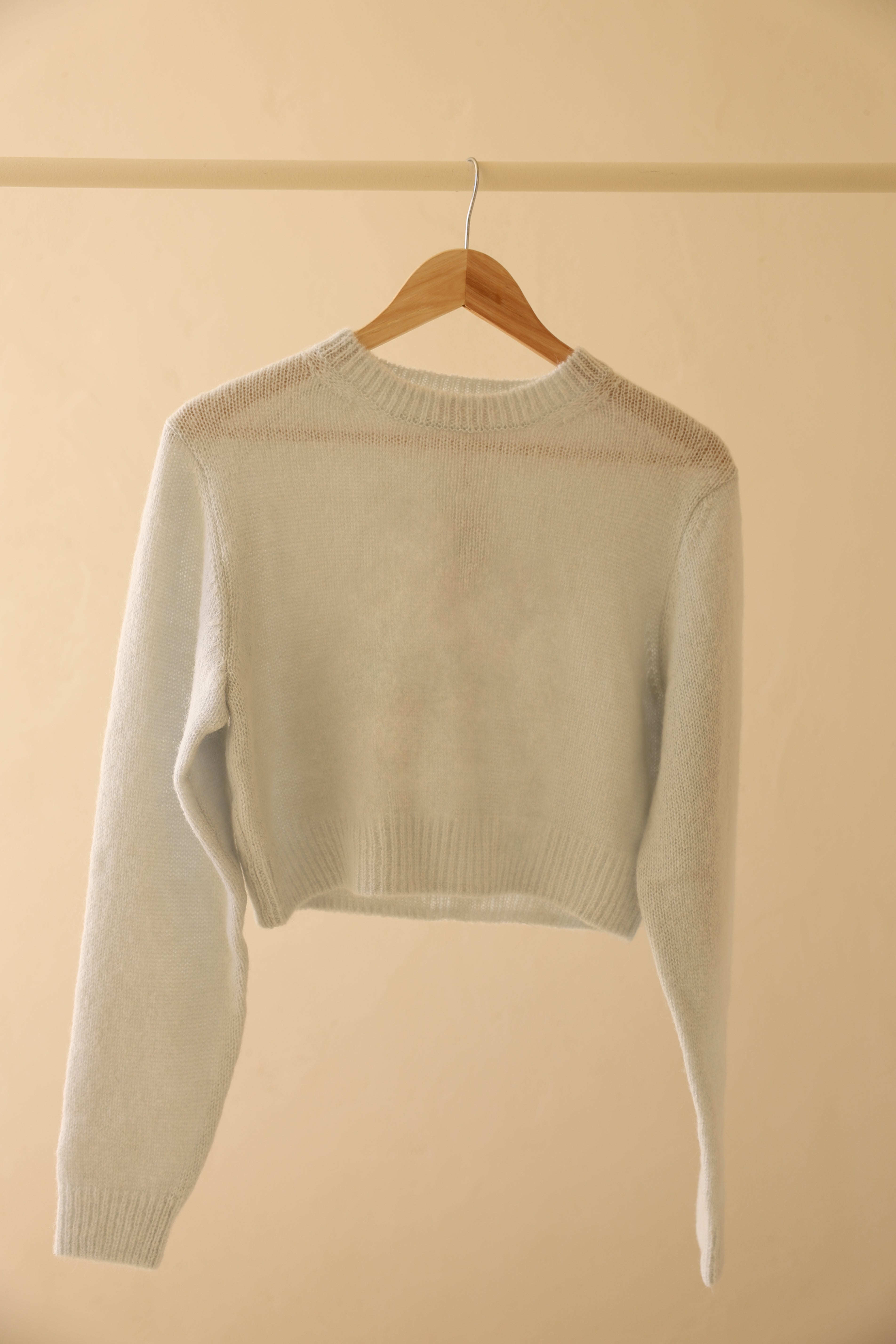 baby alpaca knit pullover