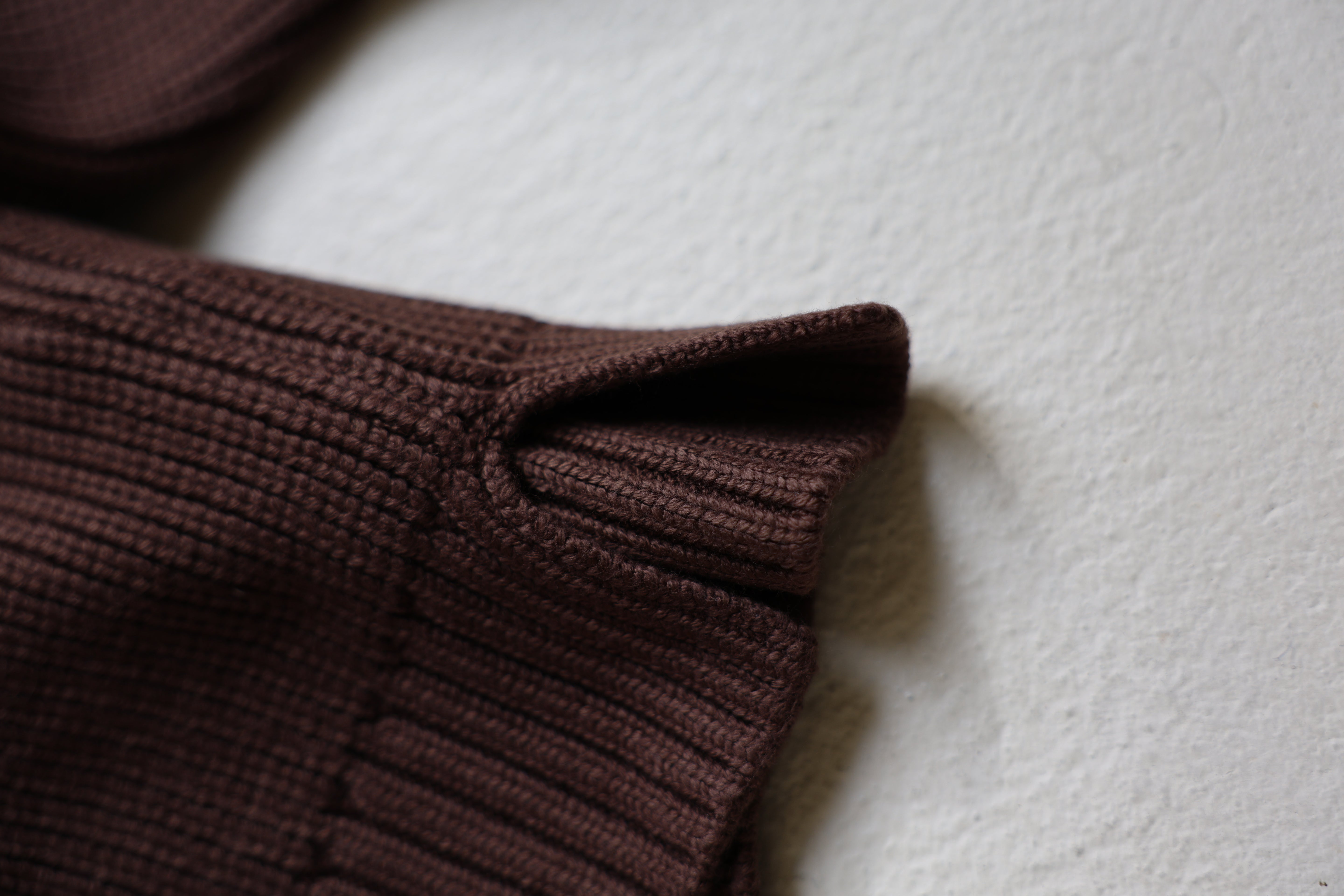 cotton lib knit hoodie