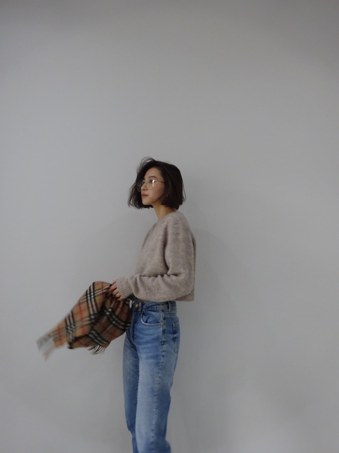 baby alpaca knit pullover