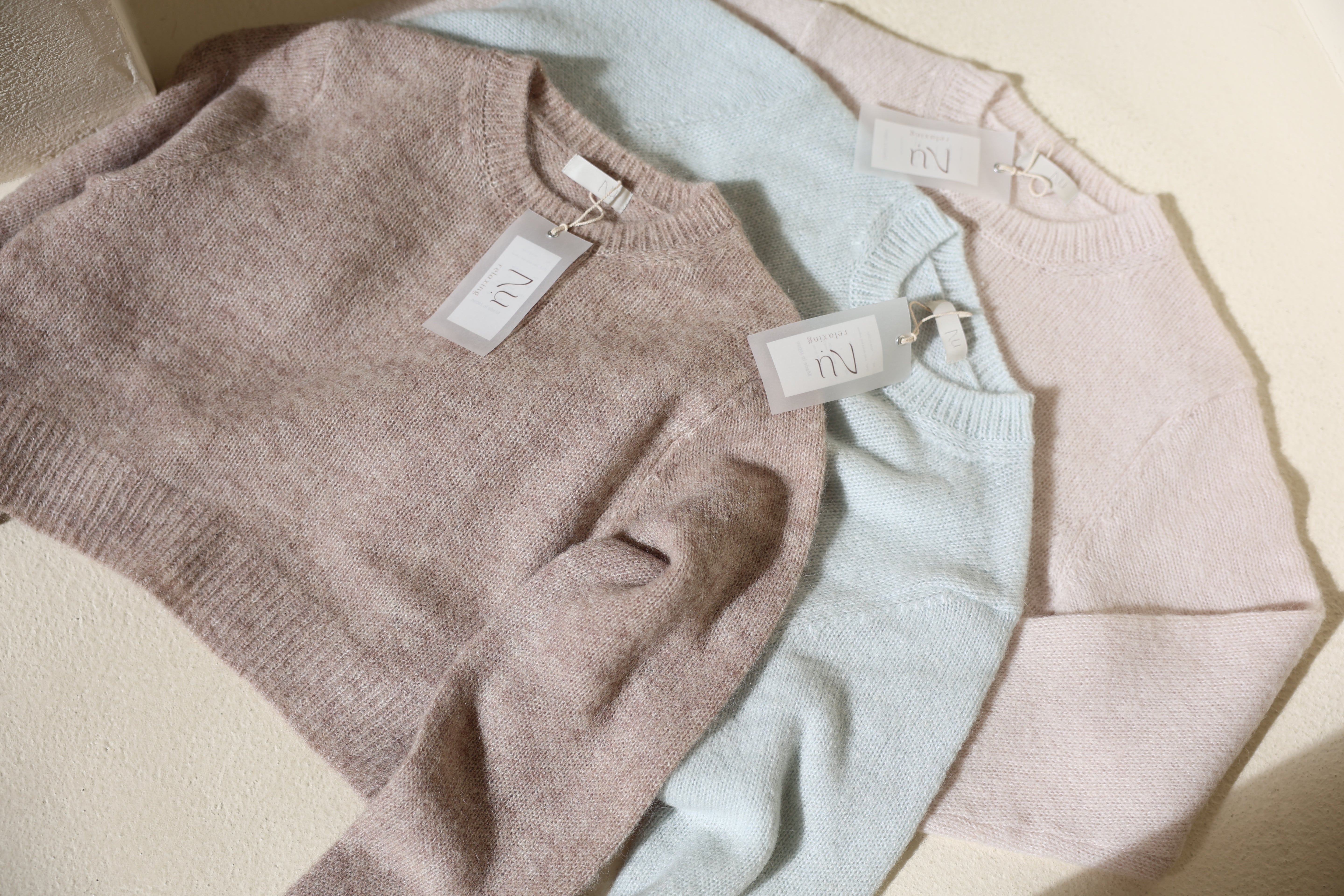 baby alpaca knit pullover