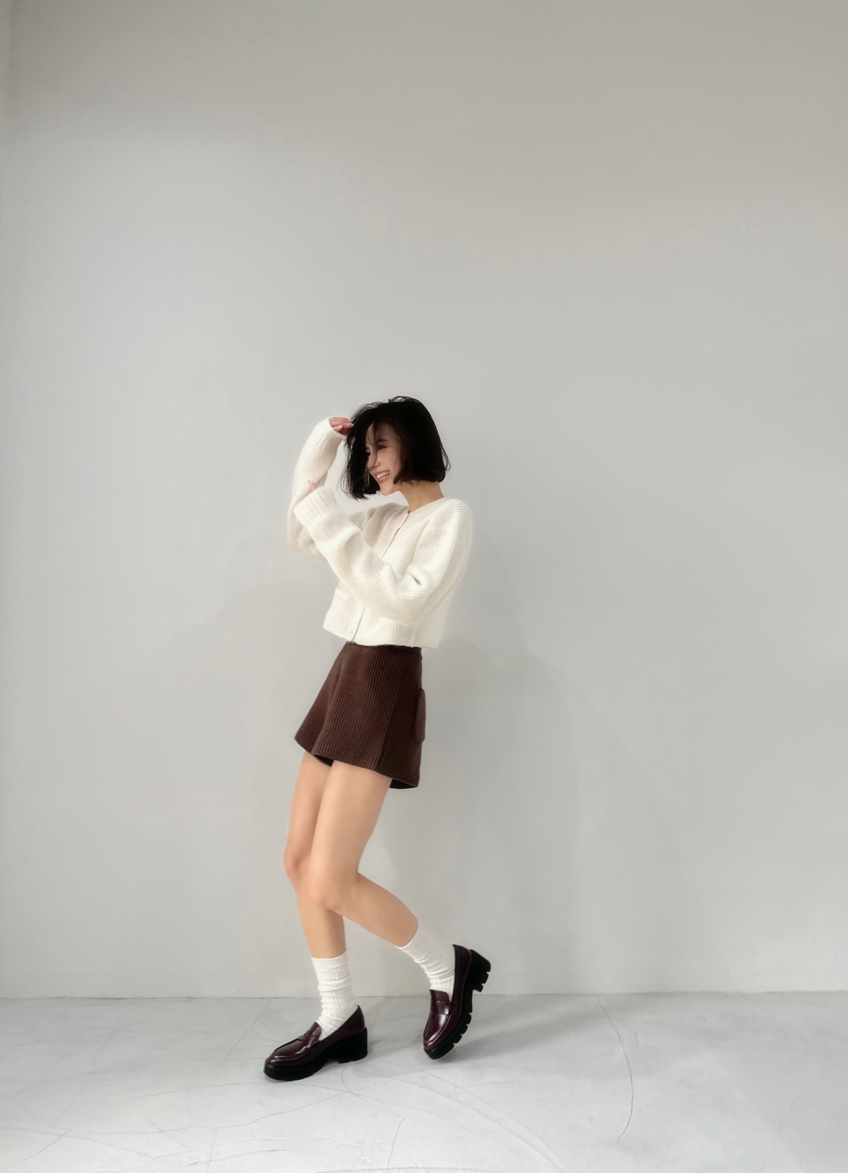 cotton lib knit pants