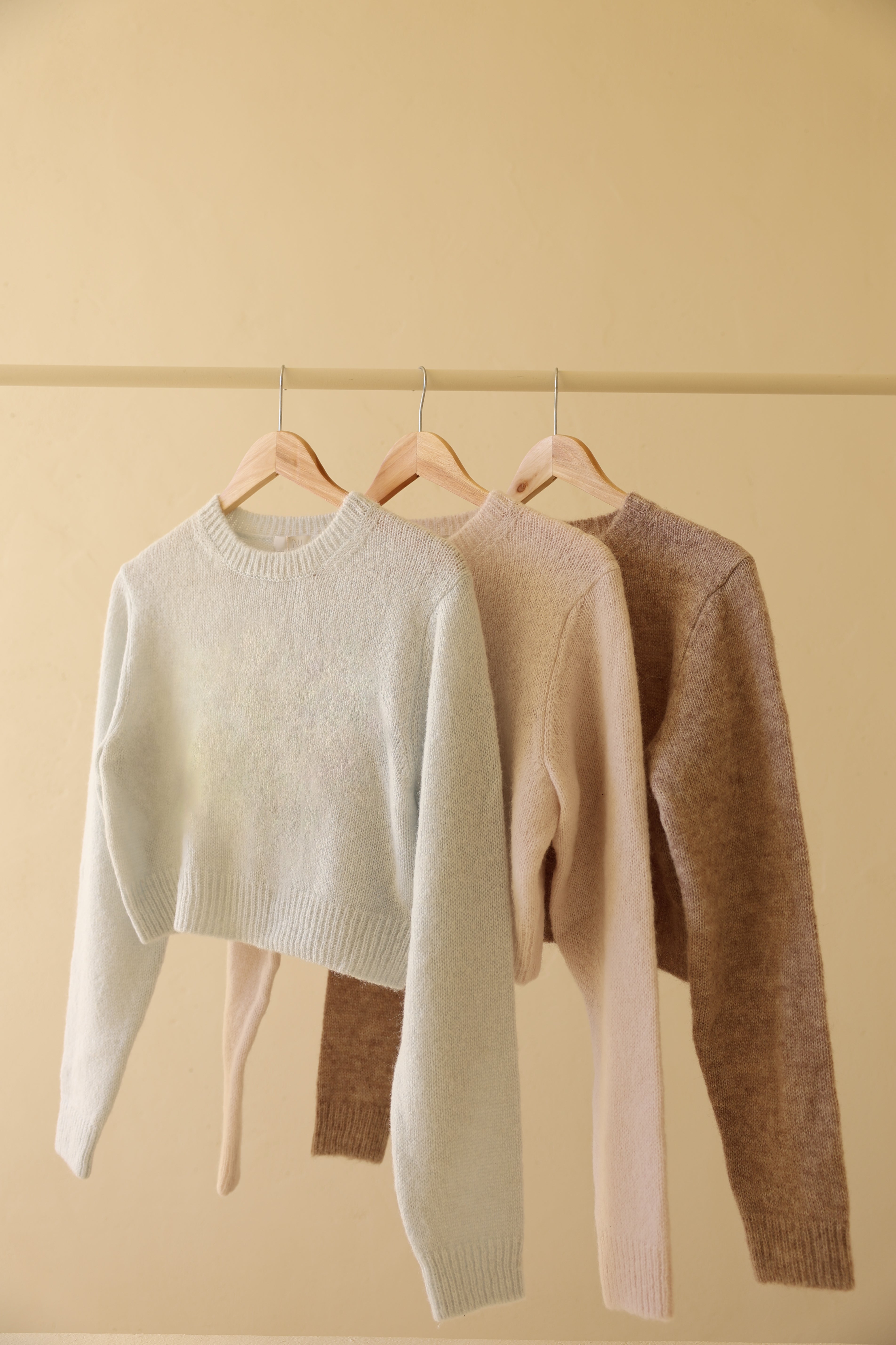 baby alpaca knit pullover