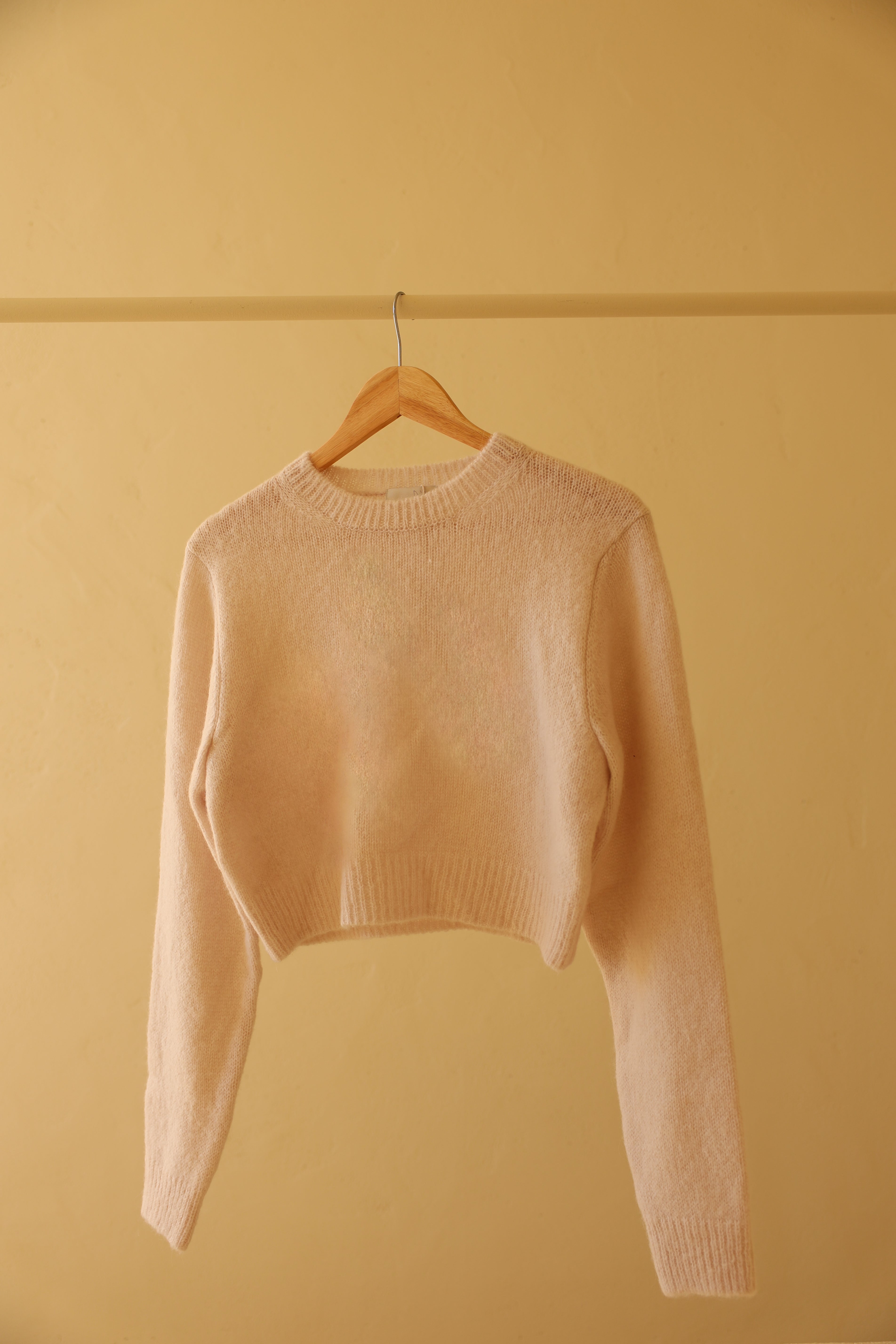 baby alpaca knit pullover