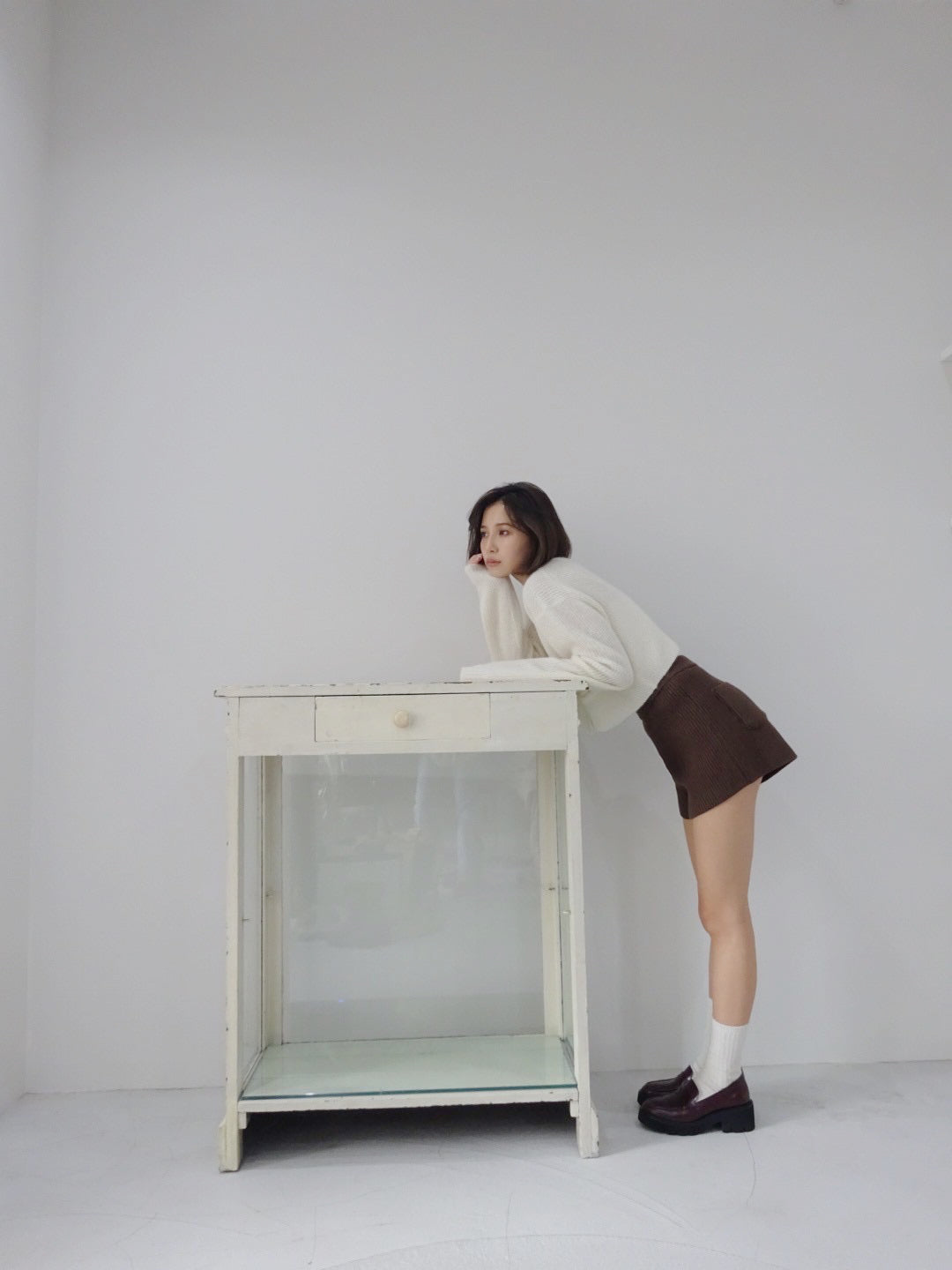 cotton lib knit pants