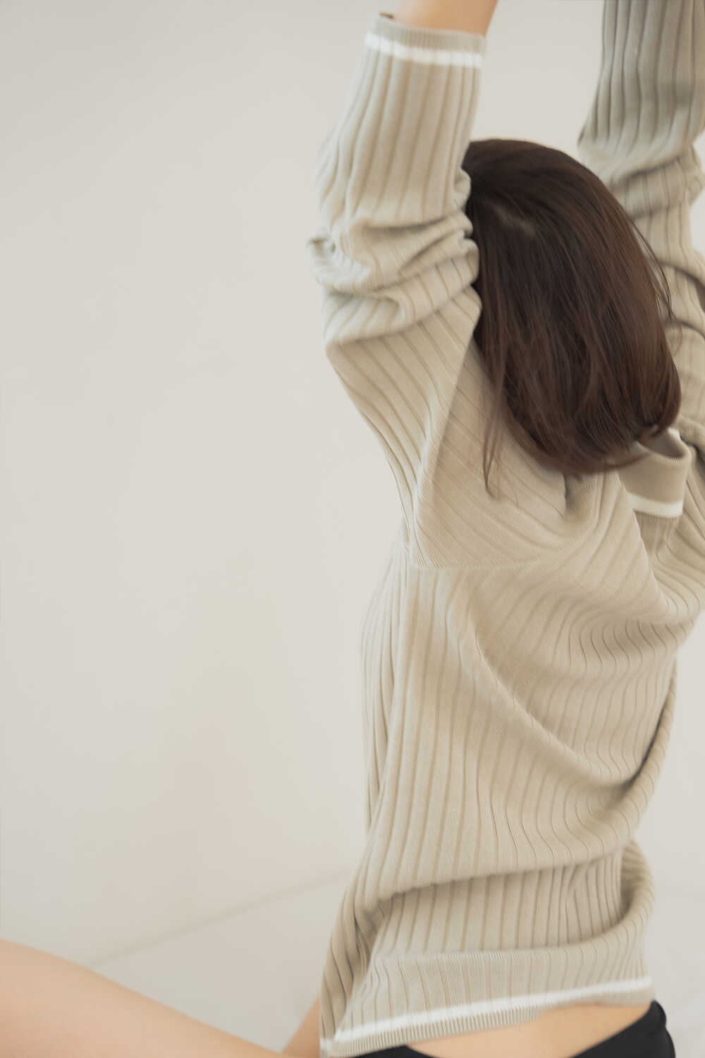 cotton rib knit set up