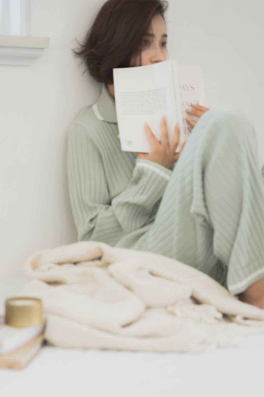 cotton rib knit set up