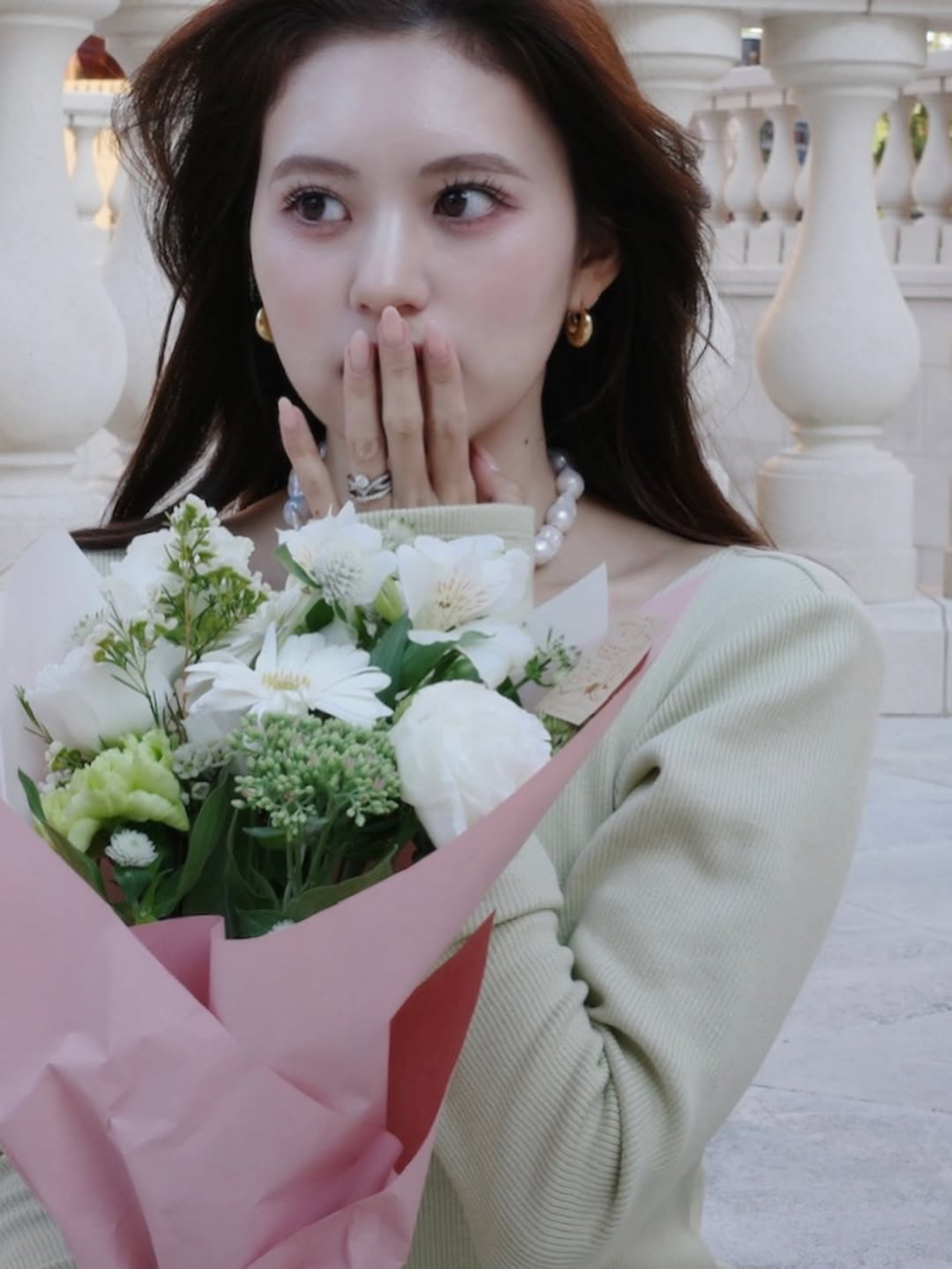 Back open soft rib dress