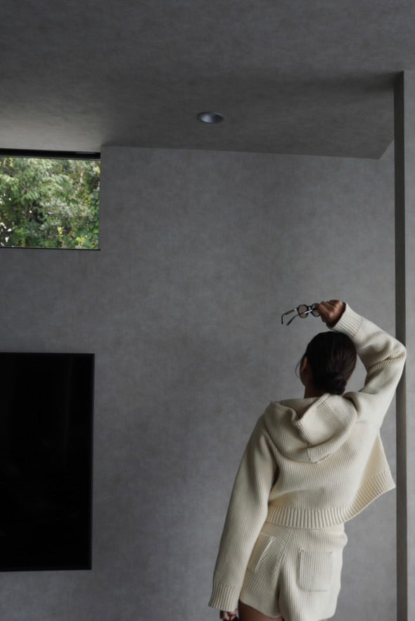 cotton lib knit pants